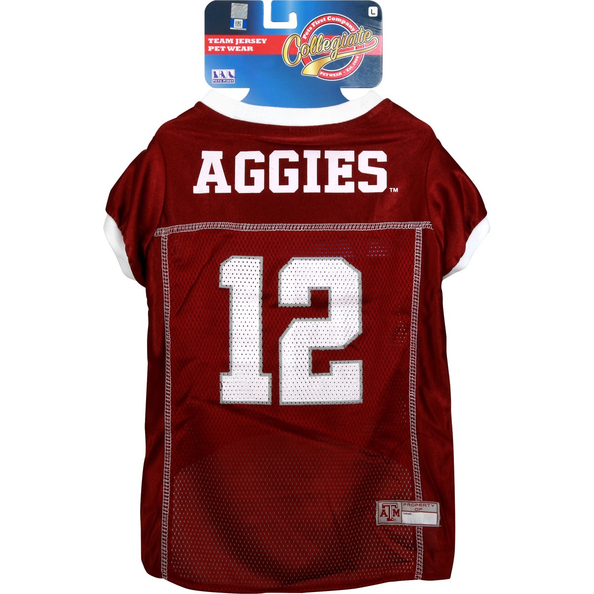 slide 2 of 6, Pets First Texas A&M Aggies Mesh Jersey, LG