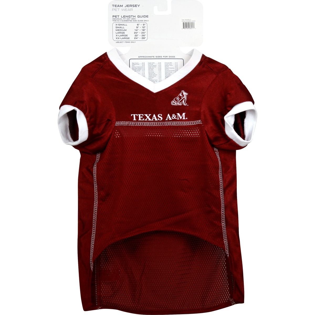 slide 5 of 6, Pets First Texas A&M Aggies Mesh Jersey, LG