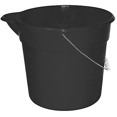 slide 1 of 1, United Solutions Black Bucket, 12 qt