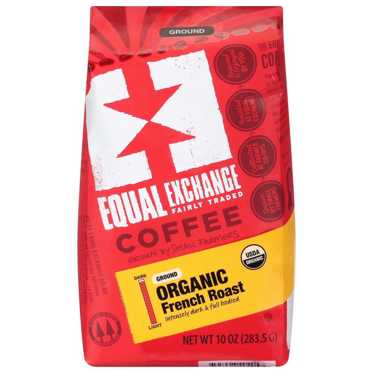 slide 2 of 13, Equal Exchange Coffee Ground French Roast - 10 oz, 10 oz