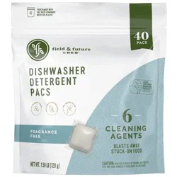 Field & Future by H-E-B Dishwasher Detergent Pacs - Fragrance Free