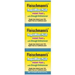 Fleischmann''s Rapid Rise Plus Yeast 3-0.25. Packets