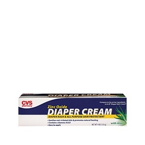 slide 1 of 1, CVS Health Diaper Cream With Aloe, 4 oz; 113 gram