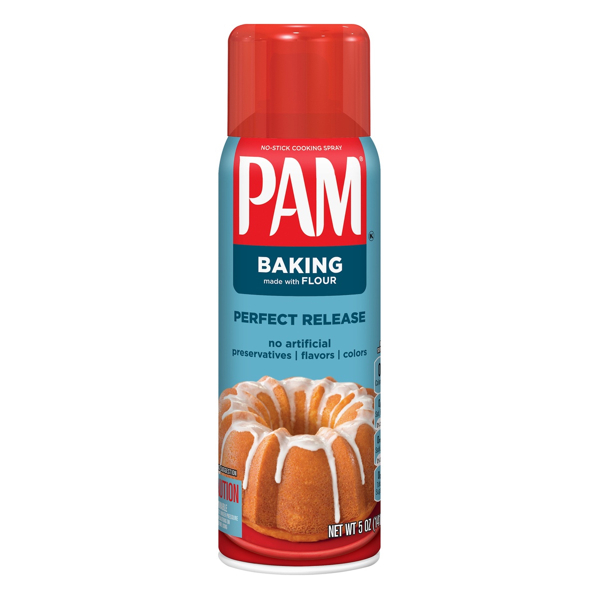 slide 1 of 1, Pam Canola Oil Baking Spray with Flour, 5 oz