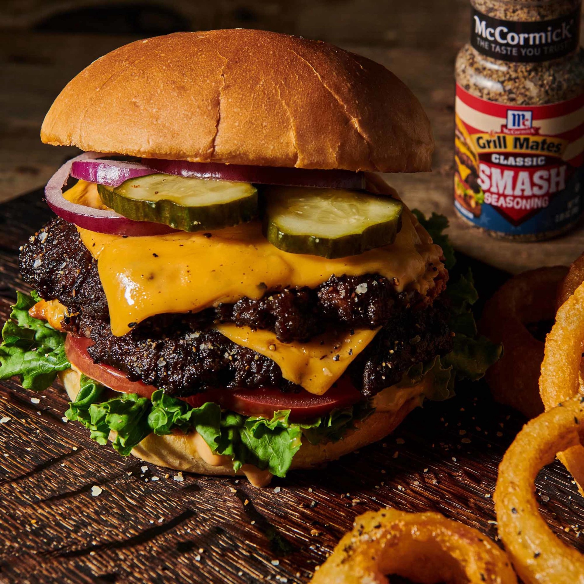 slide 3 of 9, McCormick GRILL MATES Smash Burger Seasoning, 2.85 oz, 2.9 oz