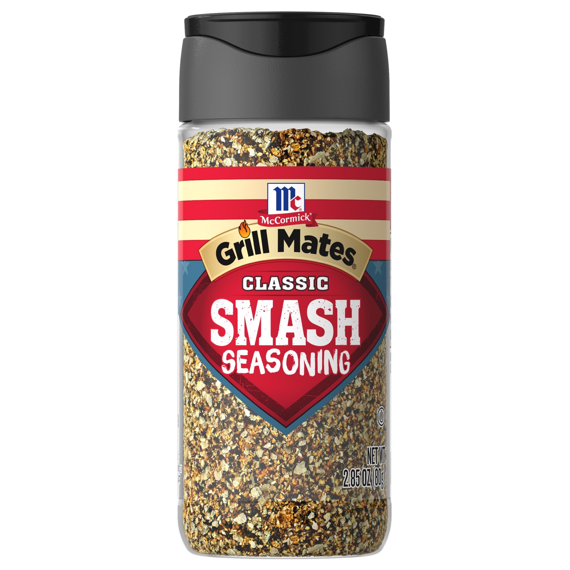 slide 1 of 9, McCormick GRILL MATES Smash Burger Seasoning, 2.85 oz, 2.9 oz