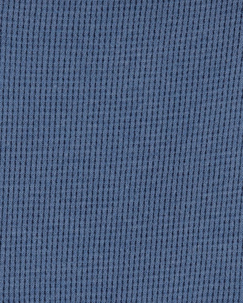slide 6 of 6, Carter's Baby 2-Piece Long-Sleeve Tee & Waffle Knit Coverall Set - Blue/White Blue/White 3M, 2 pc