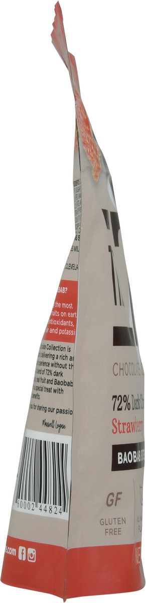 slide 4 of 9, The 72 Chocolate Collection 72% Dark Chocolate Strawberry Baobab Bites 3.2 oz, 3.2 oz