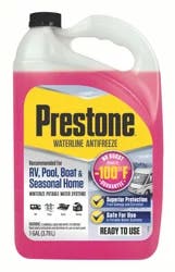 Prestone Waterline/RV Antifreeze -100 degree No Burst - Potable Water Systems