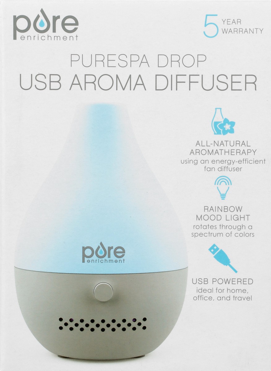 slide 1 of 9, Pure Enrichment USB Aroma Diffuser 1 ea, 1 ct