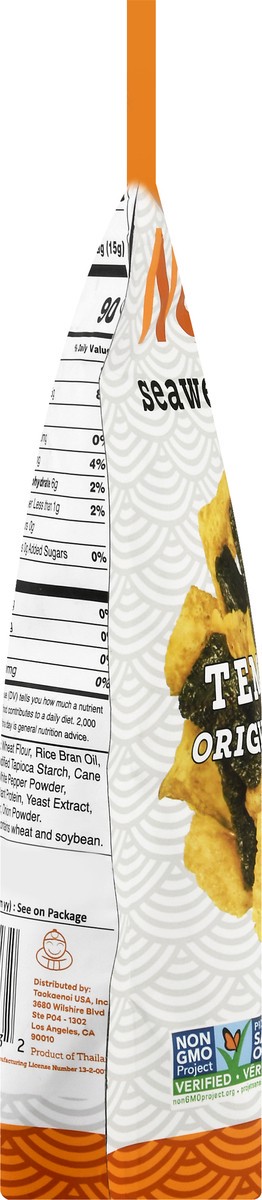 slide 3 of 13, Nora Tempura Original Flavor Seaweed Snacks, 1.6 oz