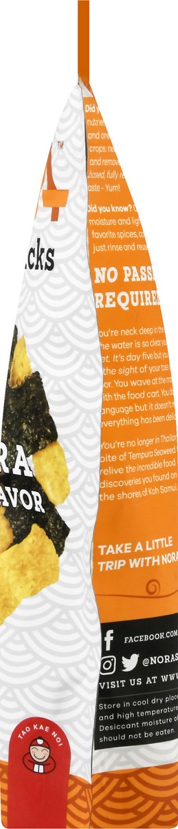 slide 8 of 13, Nora Tempura Original Flavor Seaweed Snacks, 1.6 oz