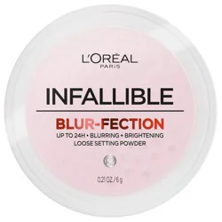 L''Oreal 10 Pink Light Infallible Blur-Fection Loose Setting Powder 0.21 oz
