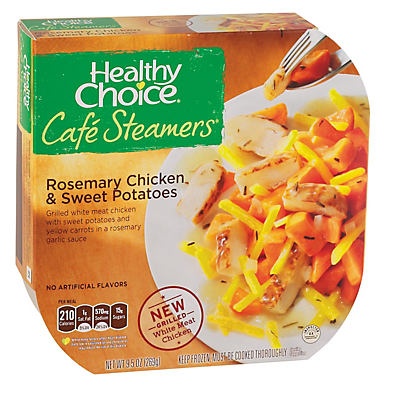 slide 1 of 18, Healthy Choice Cafe Steamers Rosemary Chicken & Sweet Potatoes, 9.5 oz