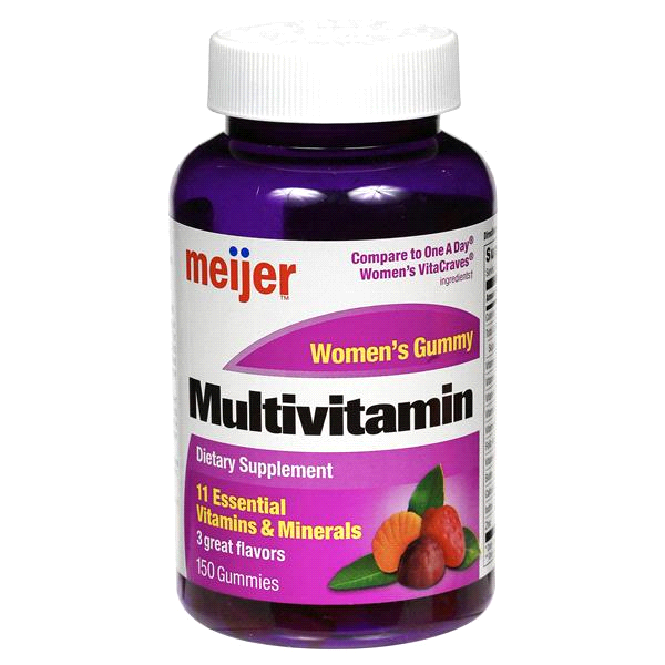 slide 1 of 1, Meijer Women's Multivitamin Gummy, 150 ct