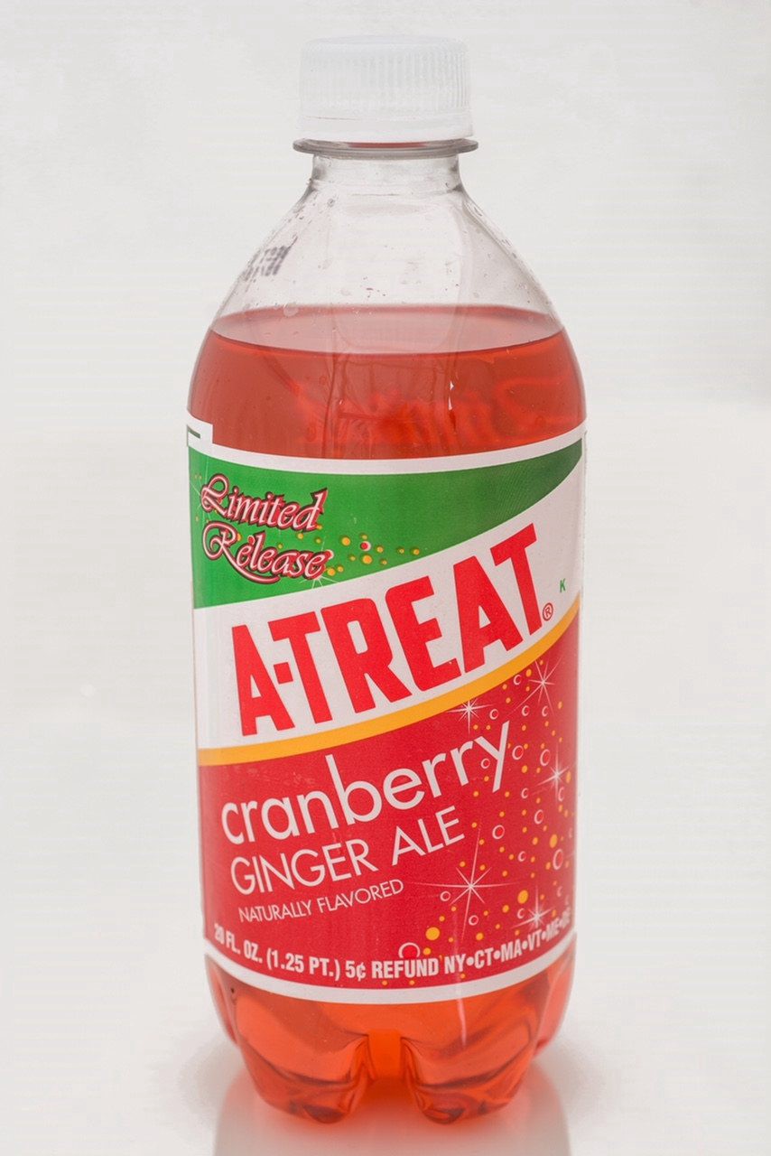 slide 1 of 1, A-Treat Cran Ginger Soda - 20 fl oz, 20 fl oz