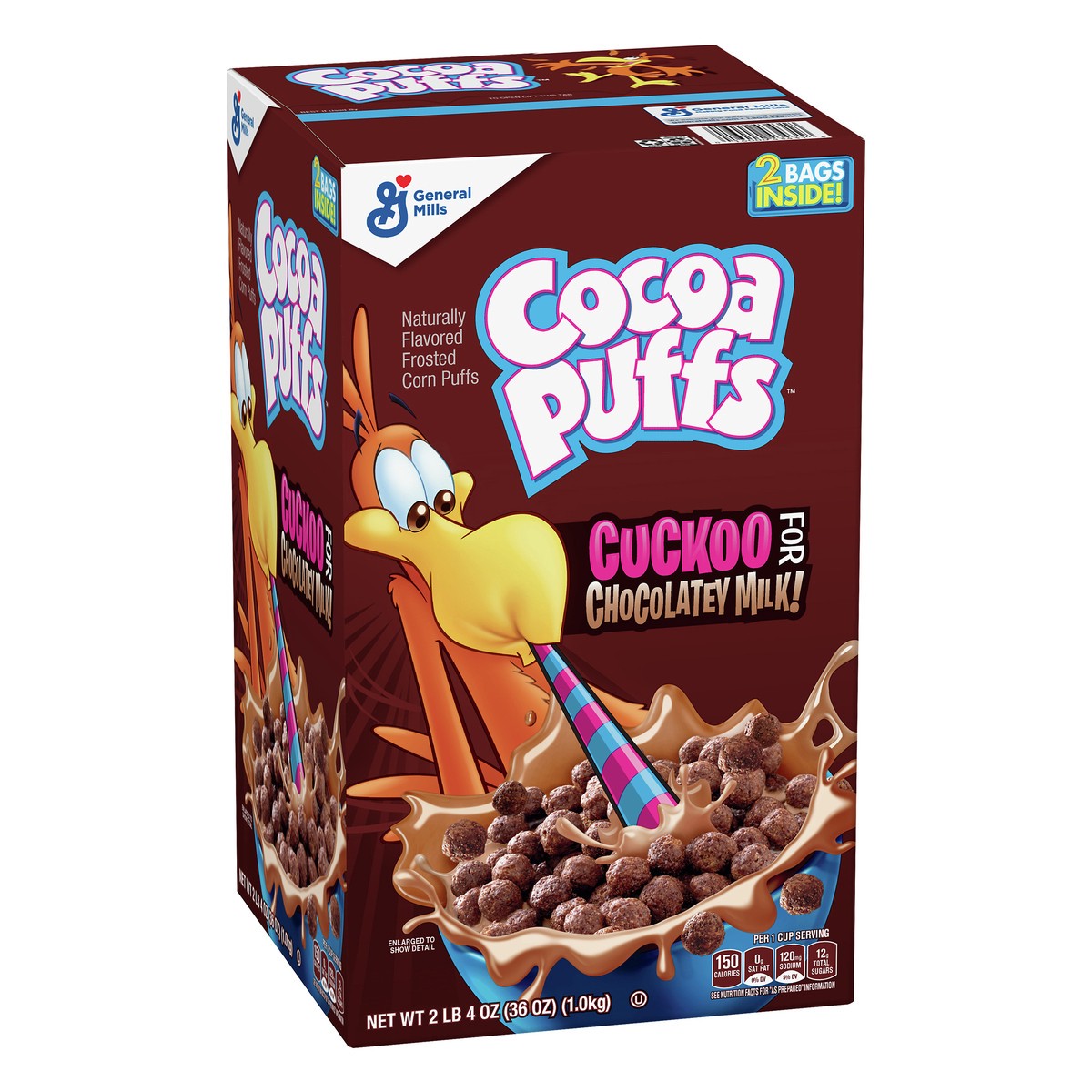 slide 3 of 12, Cocoa Puffs Frosted Corn Puffs 2 ea, 2 ct