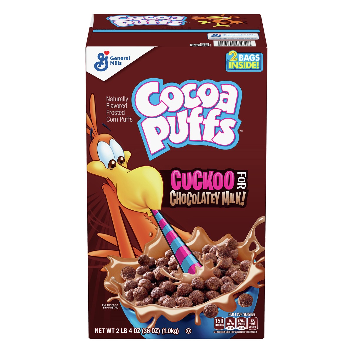 slide 6 of 12, Cocoa Puffs Frosted Corn Puffs 2 ea, 2 ct