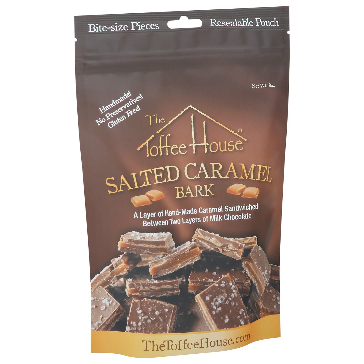 slide 3 of 9, The Toffee House Salted Caramel Bark, 8 oz