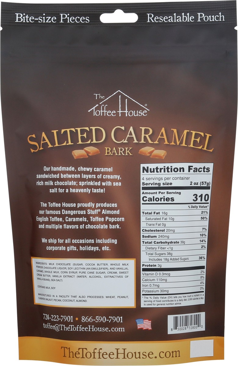 slide 6 of 9, The Toffee House Salted Caramel Bark, 8 oz