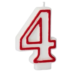 Numeral Candle 4