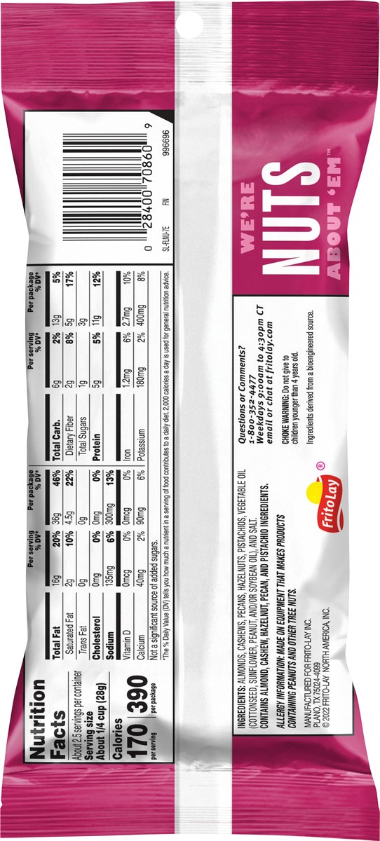 slide 3 of 4, Nut Harvest Mixed Nuts, Salted, Deluxe - 2.25 oz, 2.25 oz