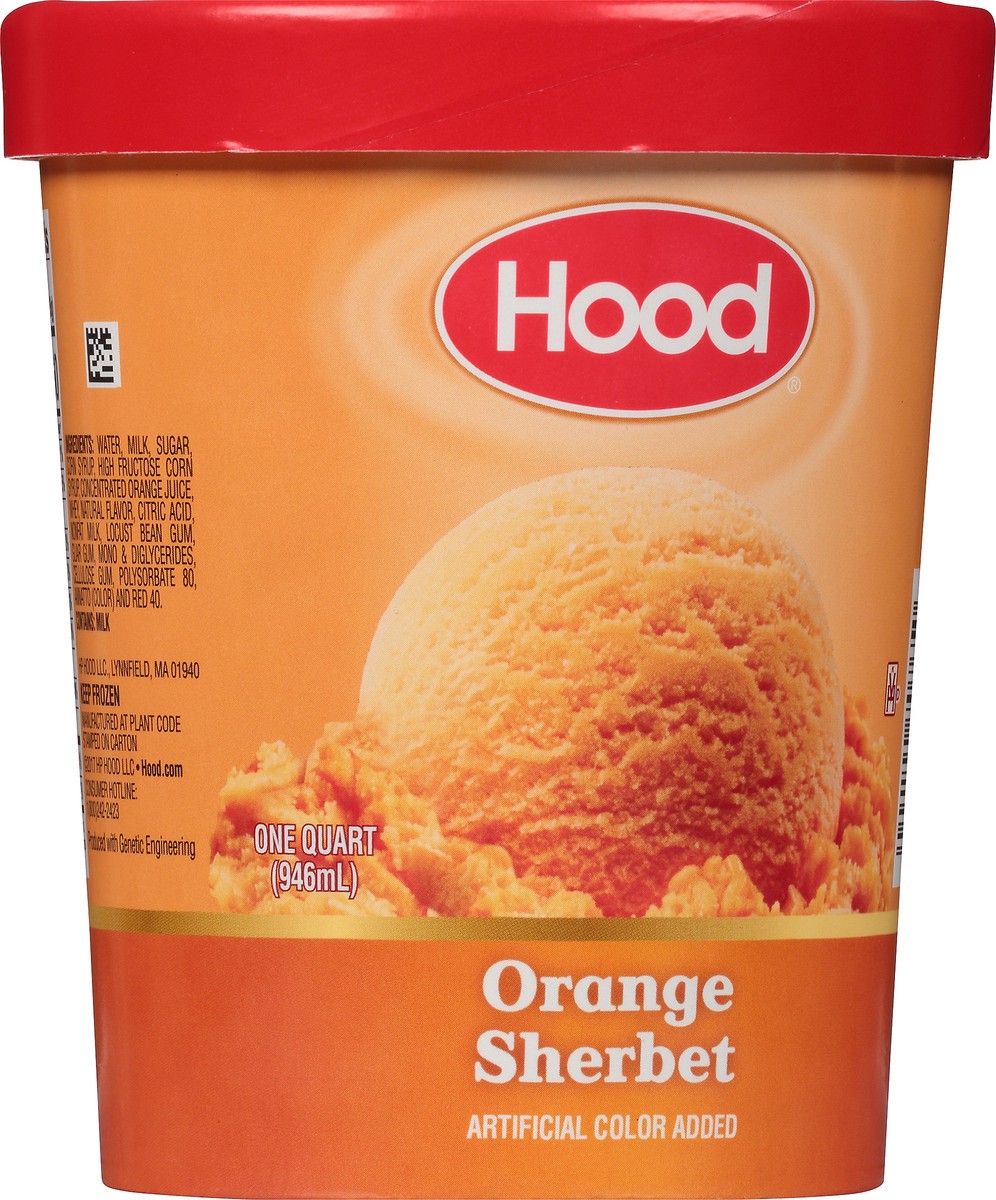 slide 8 of 8, Hood Orange Sherbet, 1 Quart, 1 qt