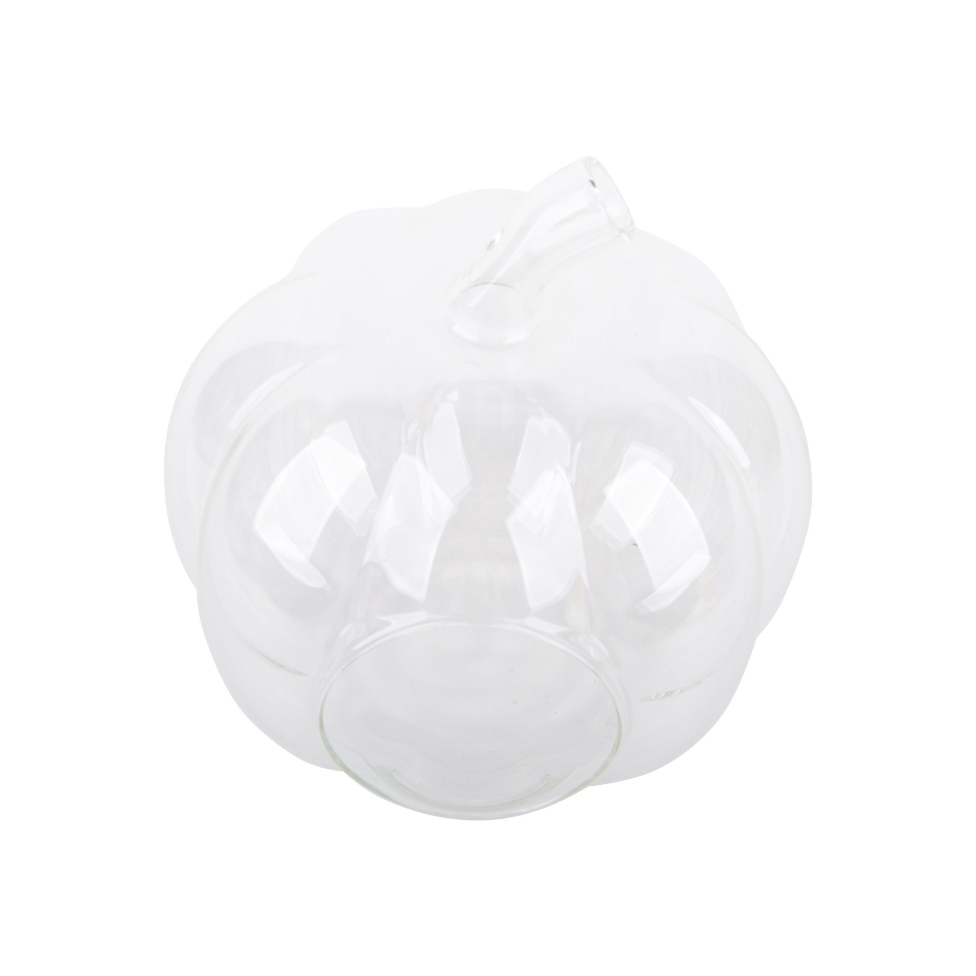 slide 3 of 3, 7" Glass Pumpkin Terrarium By Ashland, 7 in