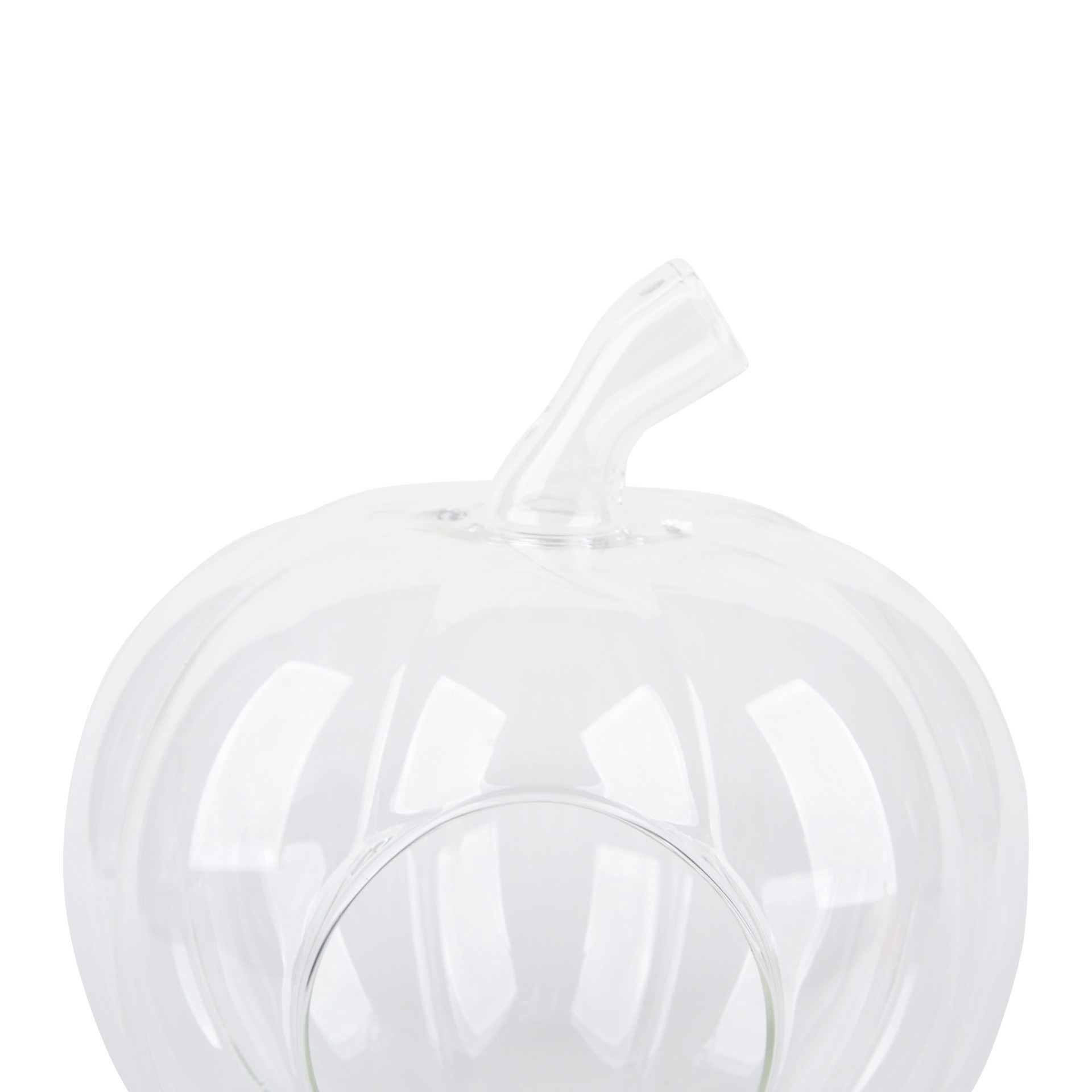 slide 2 of 3, 7" Glass Pumpkin Terrarium By Ashland, 7 in