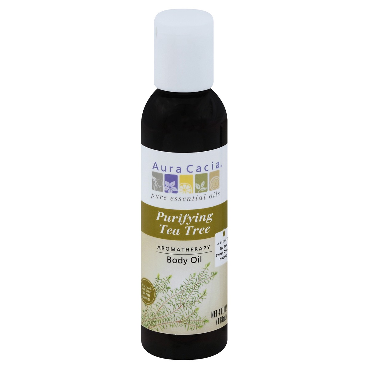 slide 4 of 4, Aura Cacia Body Oil 4 oz, 4 oz