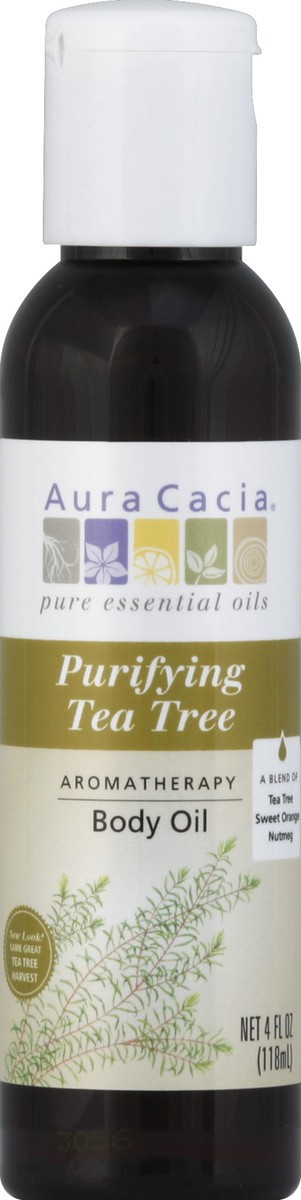 slide 1 of 4, Aura Cacia Body Oil 4 oz, 4 oz