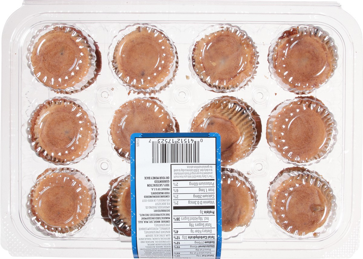 slide 12 of 12, First Street Fs Blueberry Mini Muffin, 10.5 oz