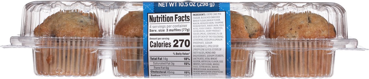 slide 10 of 12, First Street Fs Blueberry Mini Muffin, 10.5 oz