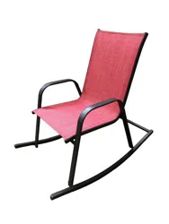 HD Designs Outdoors Orchards Rocking Chair – Red