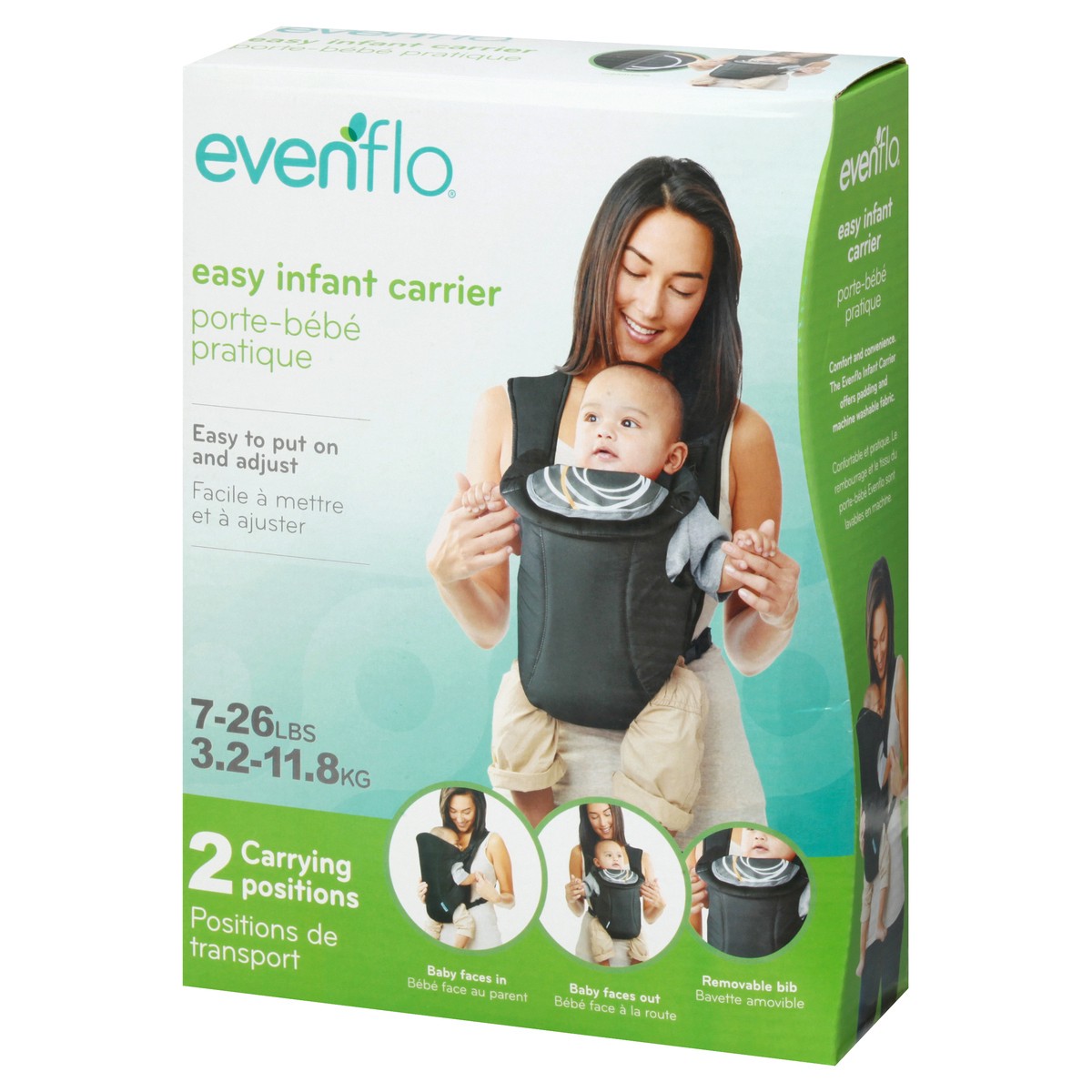 slide 3 of 9, Evenflo Easy Infant Carrier 1 ea, 1 ct