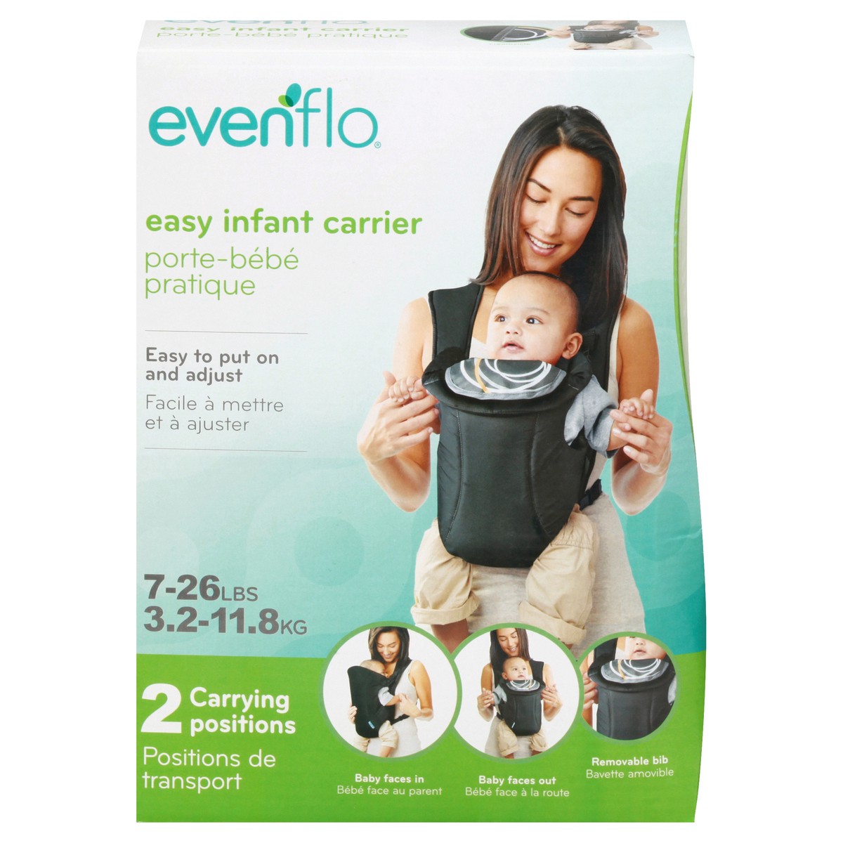 slide 1 of 9, Evenflo Easy Infant Carrier 1 ea, 1 ct