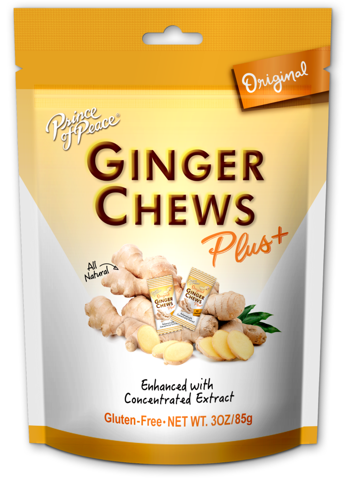 slide 1 of 2, Prince of Peace Original Ginger Chews Plus+ 3 oz, 3 oz