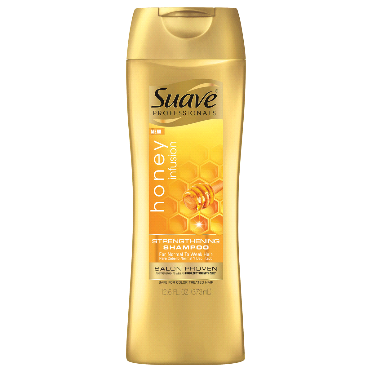 slide 2 of 3, Suave Professionals Honey Infusion Strengthening Shampoo, 12.6 fl oz