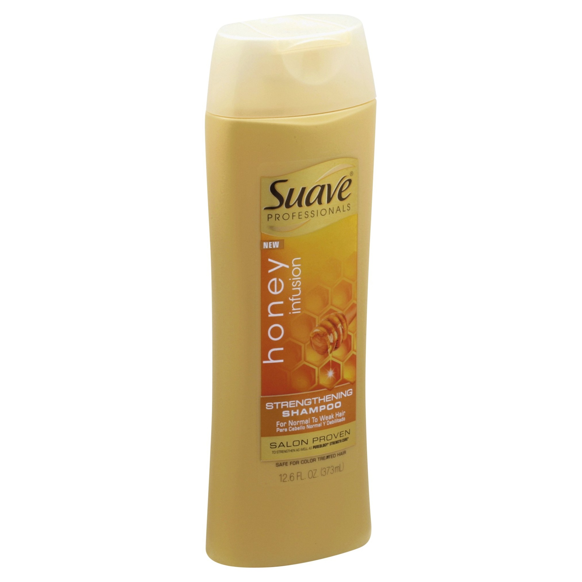 slide 1 of 3, Suave Professionals Honey Infusion Strengthening Shampoo, 12.6 fl oz