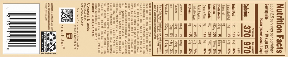 slide 11 of 11, Marie Callender's Sweet & Sour Chicken 26 oz, 24 oz