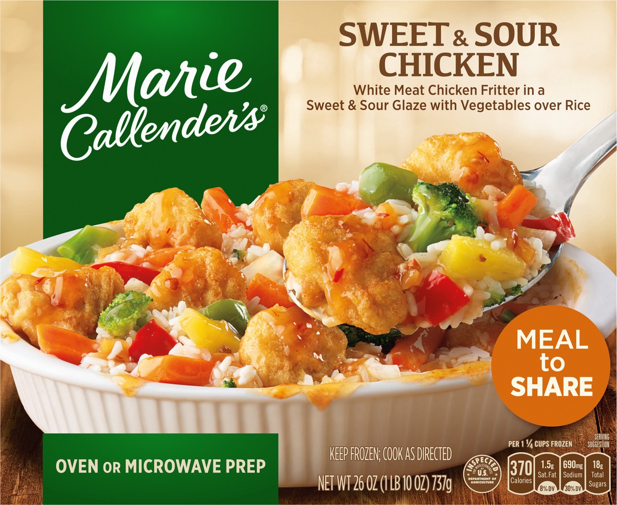 slide 4 of 11, Marie Callender's Sweet & Sour Chicken 26 oz, 24 oz