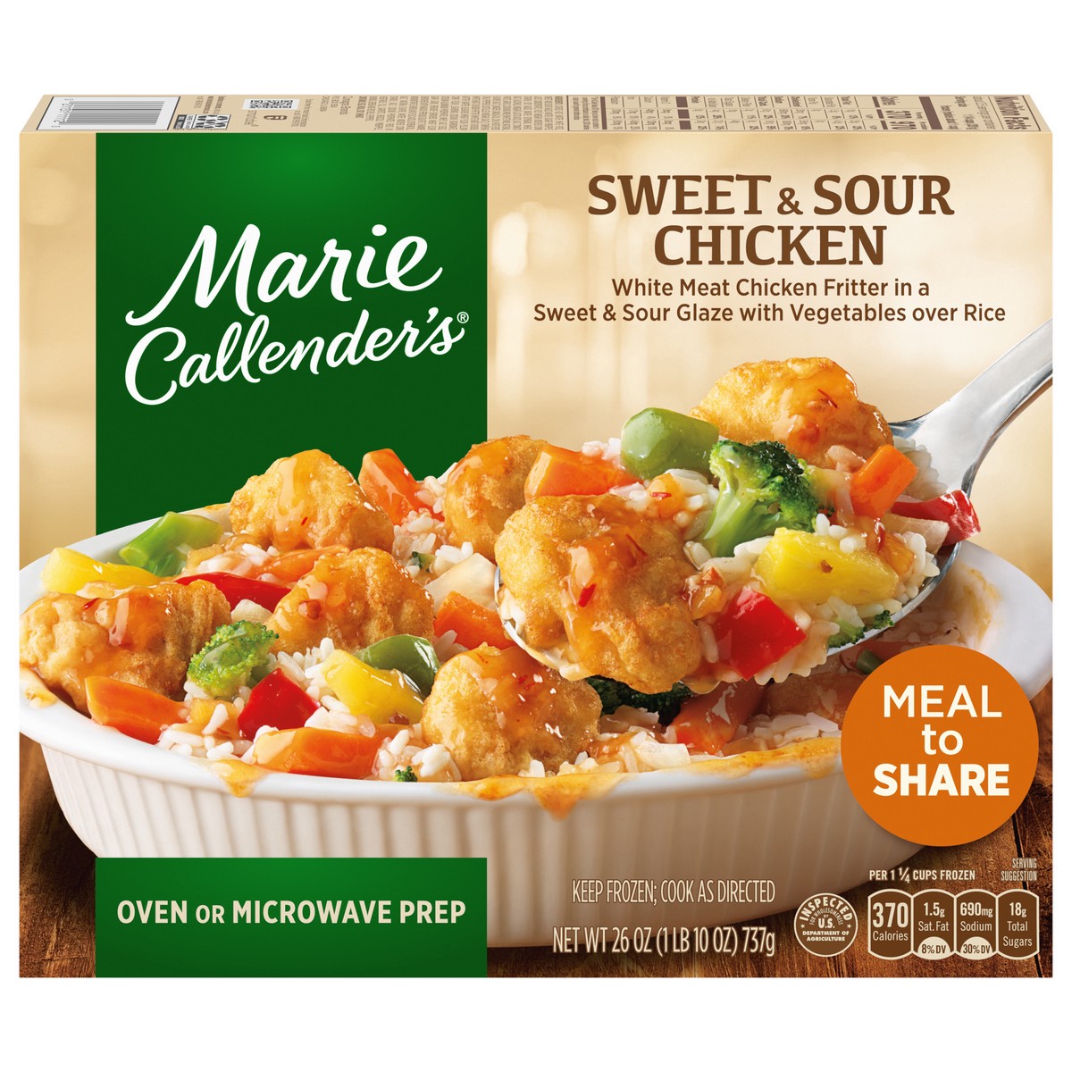 slide 5 of 11, Marie Callender's Sweet & Sour Chicken 26 oz, 24 oz