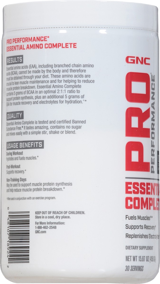 slide 13 of 13, GNC Pro Performance Tangy Orange Essential Amino Complete 15.87 oz, 15.87 oz