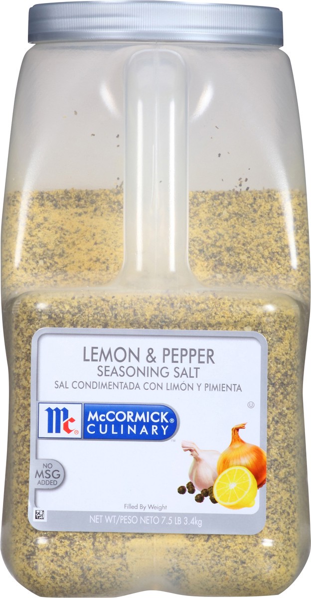 slide 9 of 14, McCormick Culinary Lemon & Pepper Seasoning Salt, 7.5 lb, 7.5 lb