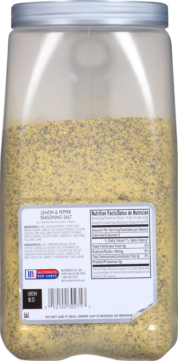 slide 3 of 14, McCormick Culinary Lemon & Pepper Seasoning Salt, 7.5 lb, 7.5 lb