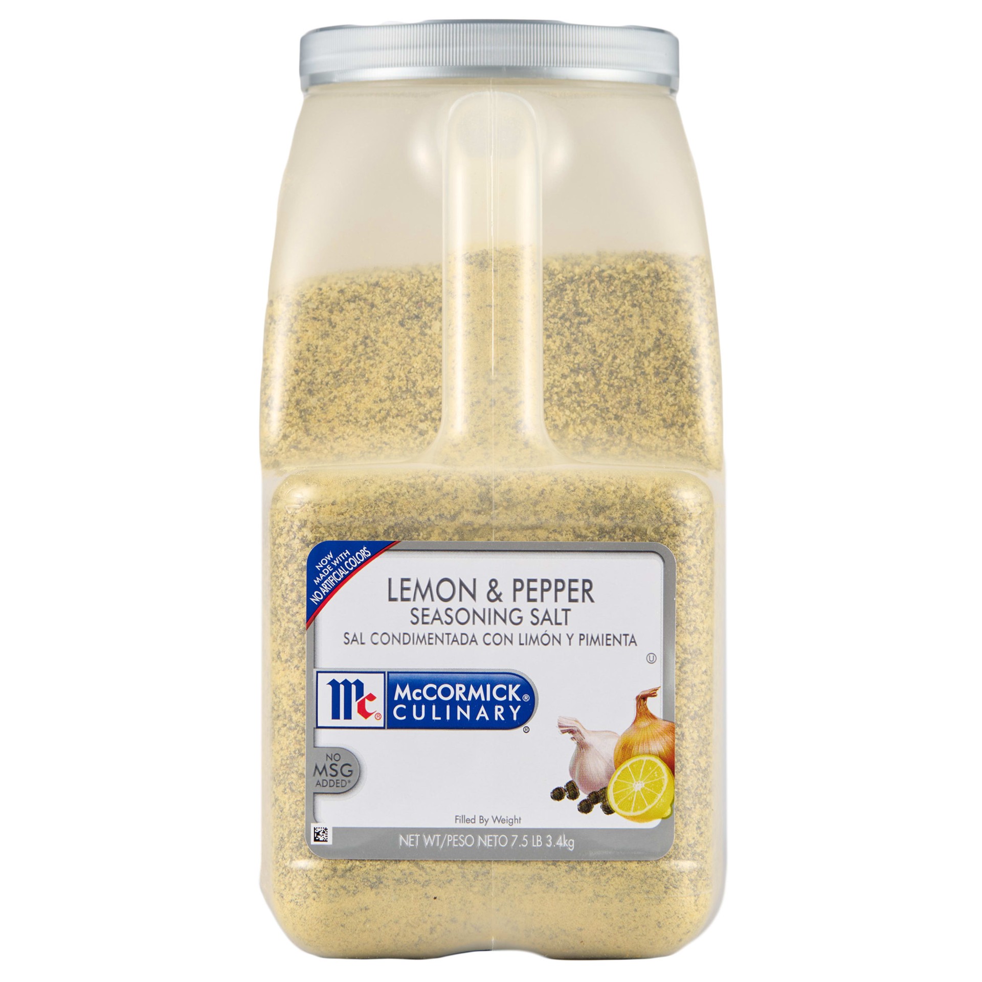 slide 1 of 14, McCormick Culinary Lemon & Pepper Seasoning Salt, 7.5 lb, 7.5 lb