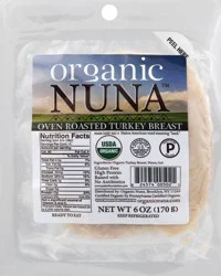Organic Nuna Organic Oven Roasted Turkey Breast 6 oz