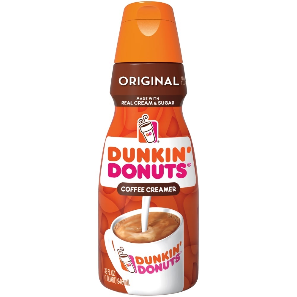 slide 1 of 3, Dunkin' Original Creamer, 32 oz