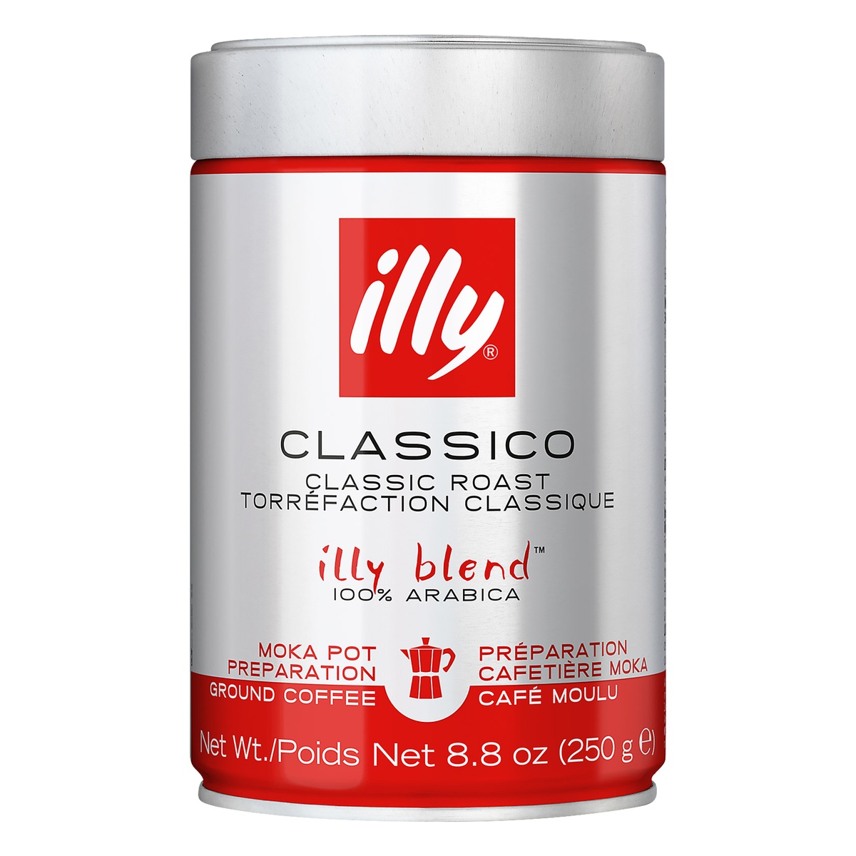 slide 1 of 1, illy Ground Moka Coffee Classico, Medium Roast, 1 ct
