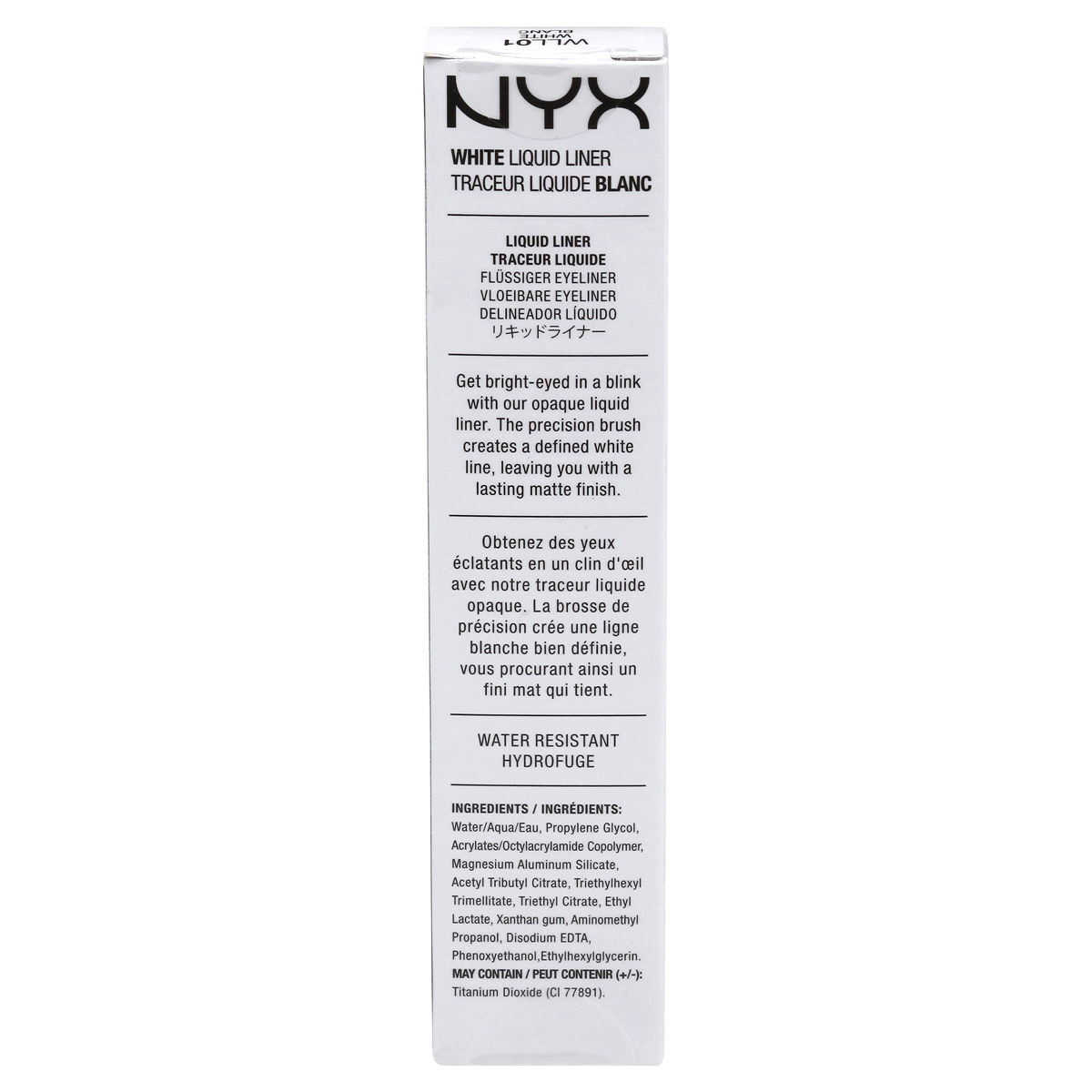 slide 6 of 7, NYX Professional Makeup Professional Makeup White Liquid Liner, 1 ct